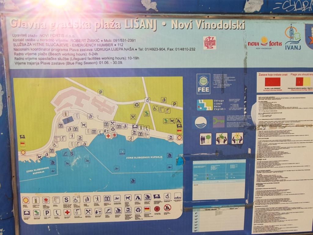 Kupalište kod tobogana, Novi Vinodolski