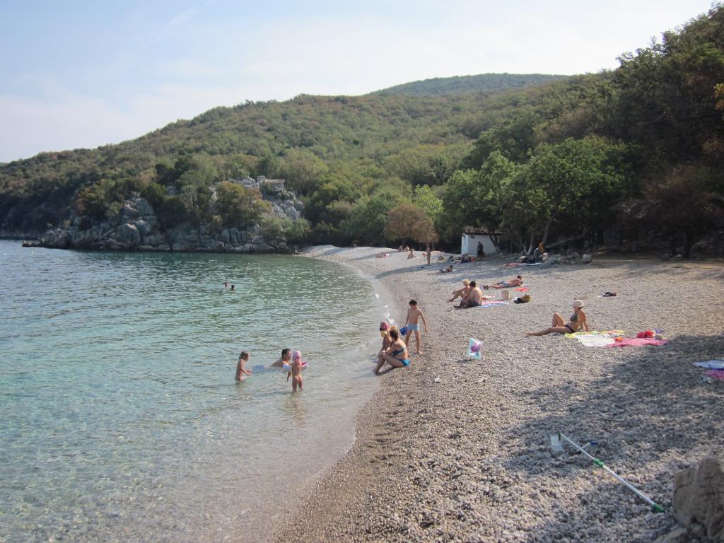 Porozina - plaža, Otok Cres